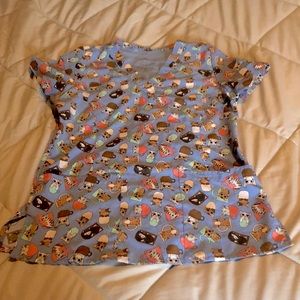 Kitty Cat Scrubs Top